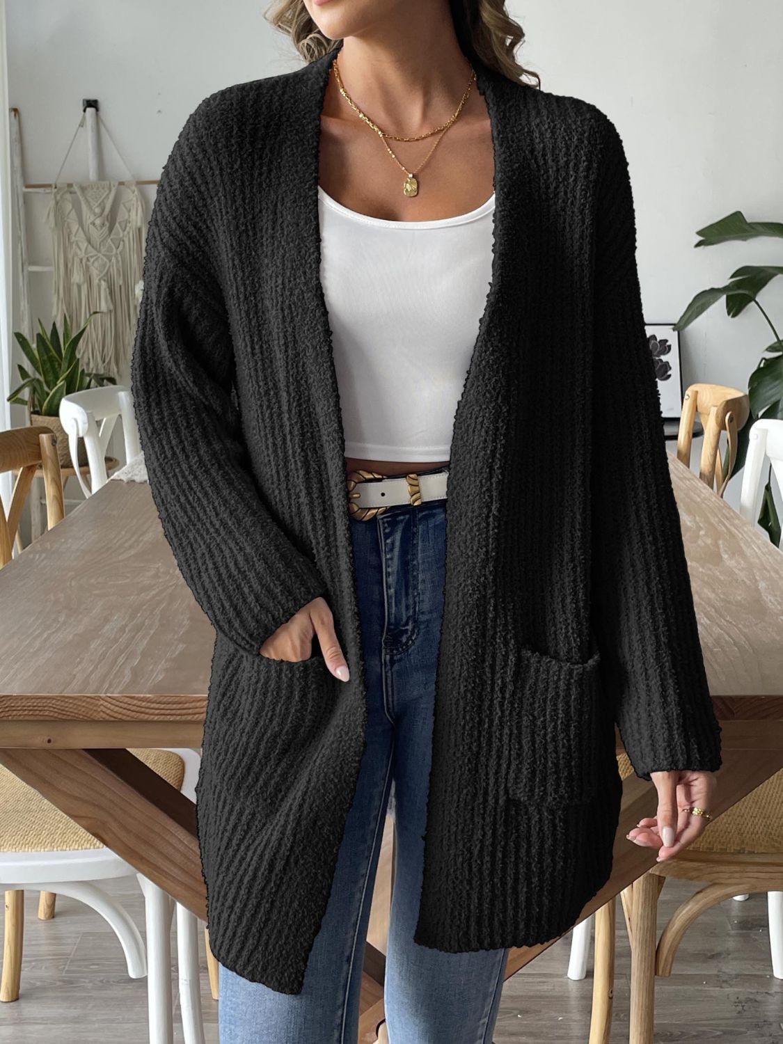 Cardigan met Knoopdetail